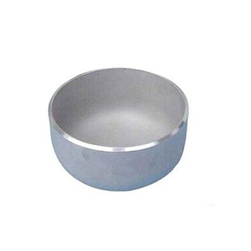 1/2 inch SS ALUMINIUM END CAPS, For Chemical Handling Pipe, Head Type: Round