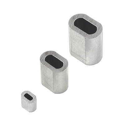 Pilc And Xlp Aluminium Ferrules, For Wire Rope Splicing