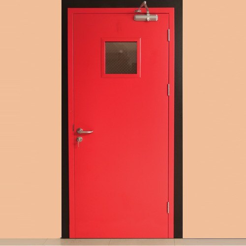 Mild Steel Aluminium FHC Door, For Fire Safety
