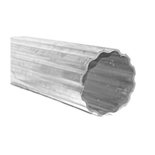 Finished Polished Aluminium Fluted Round Tubes, Size: 1-4 inch, Thickness: 5-10 Mm