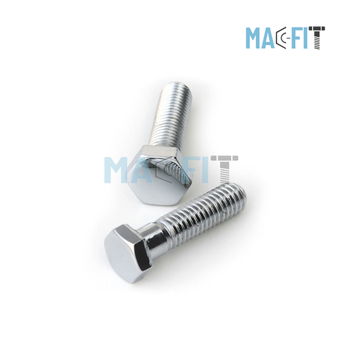 Silver MFI Aluminium Hex Bolt, Size: 10 Mm Upto 3000 Mm