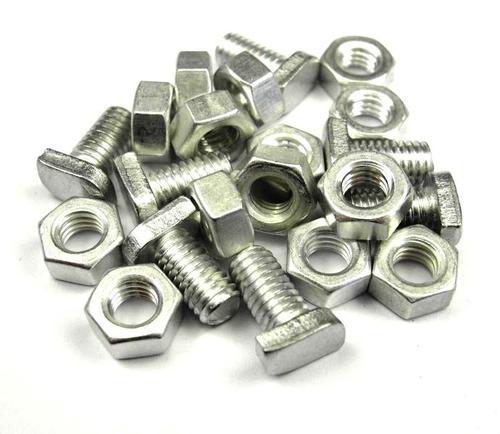 Aluminium Nut And Bolt, Size: M 6 To M 25