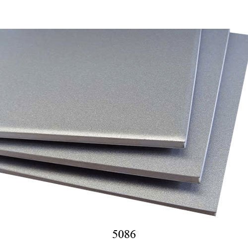 Silver, Grey 5086 Aluminium Plate, Thickness: 5-30 mm