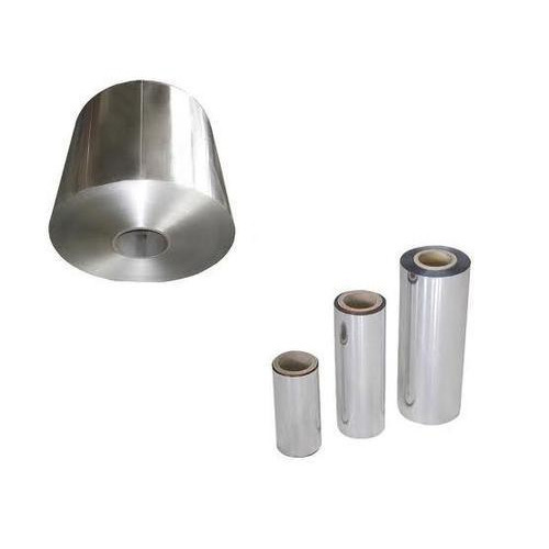 Plain Silver Aluminium Laminating Film Roll, For Packaging, Packaging Size: 5 - 20 M