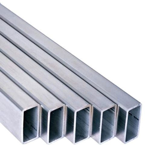 Rectangular Finished Polished 8Mm Aluminium Section Pipe