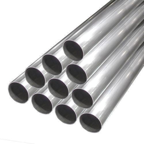 Round Finished Polished Aluminium Tubes, Size: 4