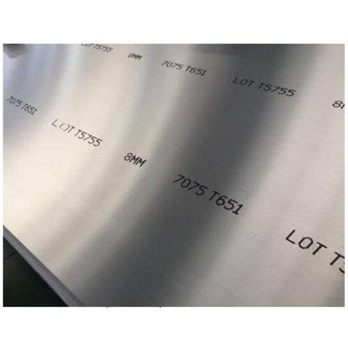 Rectangular Aluminum 7075 T6 Plate, Thickness: 6 Mm