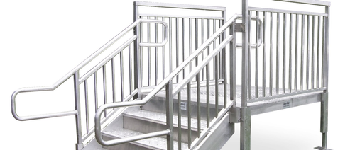 Aluminum ADA Wheelchair Ramp