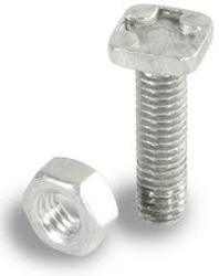 Silver Stainless Steel Aluminum Bolts, For Industrial