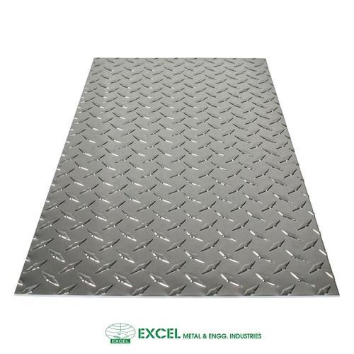 Aluminum Chequered Plate for Construction, Thickness: 1-42 mm