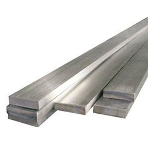 Silver Aluminum Flat Bar