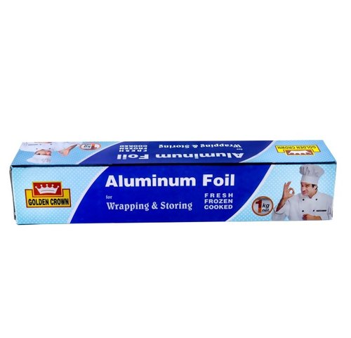 Golden Crown Aluminum Foil Box, For Home / Restaurants