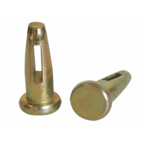 Electro Zinc Plated Aluminium Wedge And Round Pin