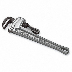 RIDGID Aluminum Pipe Wrench, Size (Inch): 12 Inch, Warranty: 1 Year