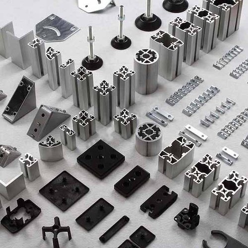 Angle Bracket Aluminum Profiles Extrusion Accessories, For Industrial