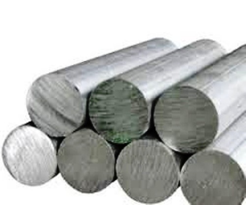 Silver Aluminum Round Bar, For Construction