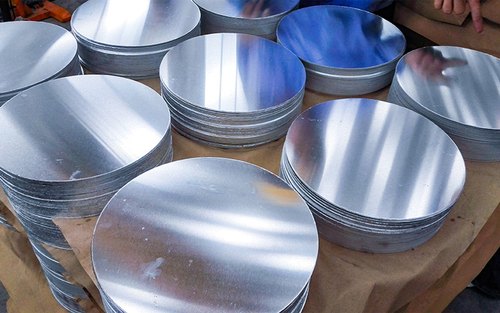 Aluminium Aluminum Round Plate, Size: 4Inch, Thickness: 2