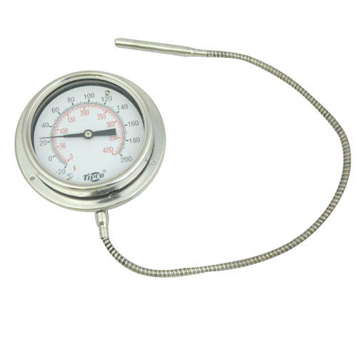 Tipco -20 To 200 Degree C SS Mercury Filled Temperature Gauges