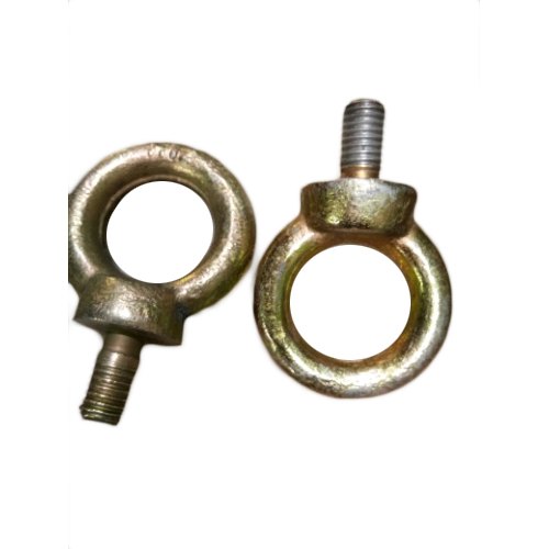 Full Thread Golden Brass Lifting Eye Bolt, For Construction