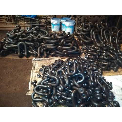 TI Mild Steel Anchor Shackle, For Industrial, Size: 16mm