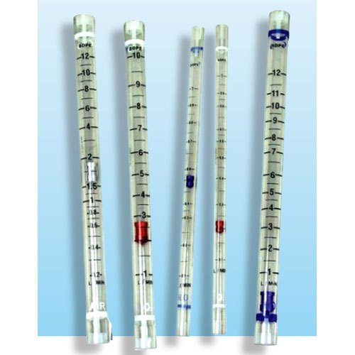 SDPE Glass Anesthesia Flow Meter Tube, Size/Diameter: 1-2 Inch, Capacity: 100-250 Ml