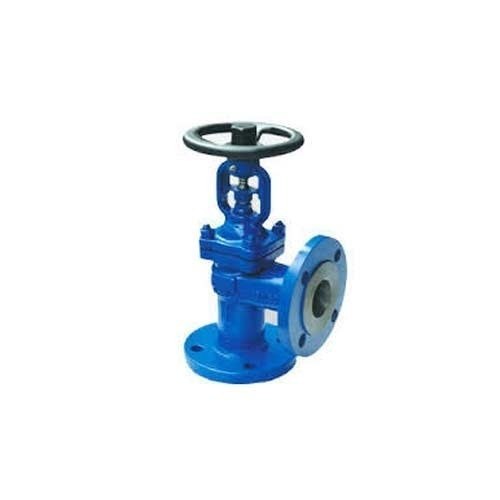 Alloy Steel Angle Type Globe Valve, For To Control Fluid Flow