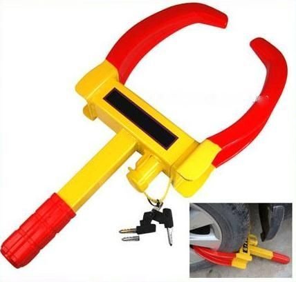 Universal Anti Theft Car Wheel Tyre Lock Clamp, Vehicle Model: None