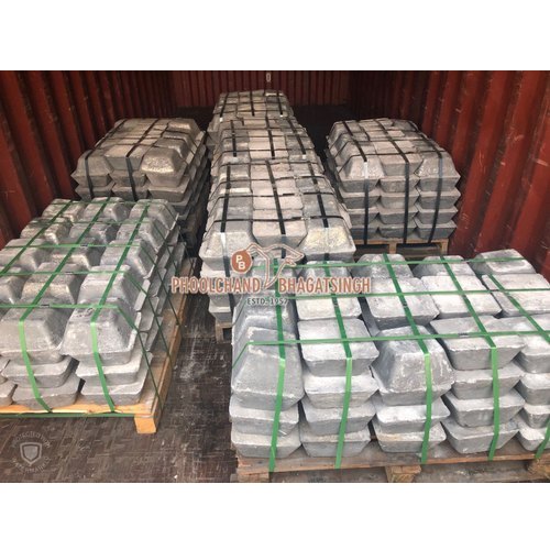 Antimony Metal Ingots Phoolchand Bhagatsingh, 25 Kg