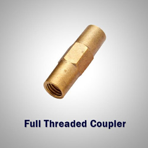 Polished 2 inch Copper Tapered Full Thread Coupler, For Chemical Handling Pipe