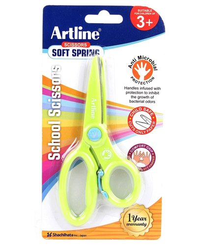 Plastic Stainless Steel Artline School Scissors