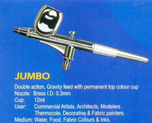 Silver Air Brush Gun Artmaster Jumbo