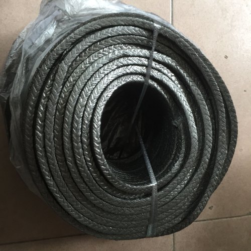 White And Gray Asbestos Graphite Packing Rope