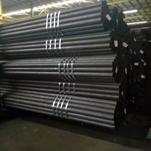 Black Round ASTM A333 GR 6 Carbon Steel Seamless Pipe, Size: > 4 inch, for Oil & Gas Industry
