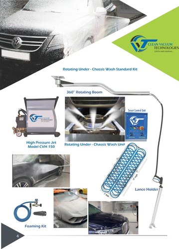 CVT Stainless Steel Automatic Car Under Chassis Wash system And Boom, Model Name/Number: Cvtrubt, 150 Bar