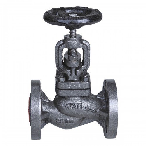 Cast Iron Grey C.I. Globe Steam Stop Valve