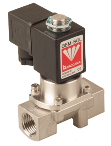 Baccara-Geva Brass, Stainless Steel Baccara GEM-L Low Pressure Flow Solenoid Valve