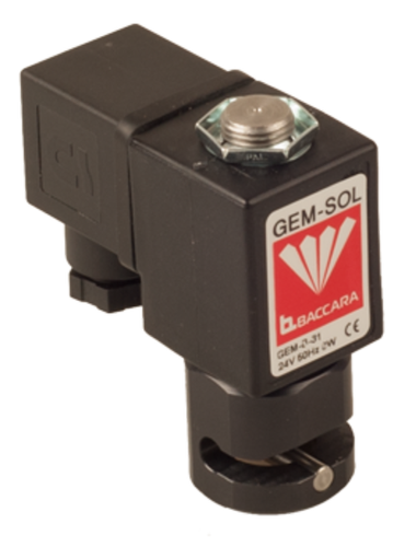 Baccara-Geva Aluminium Baccara GEM-P Pinch Solenoid Valve