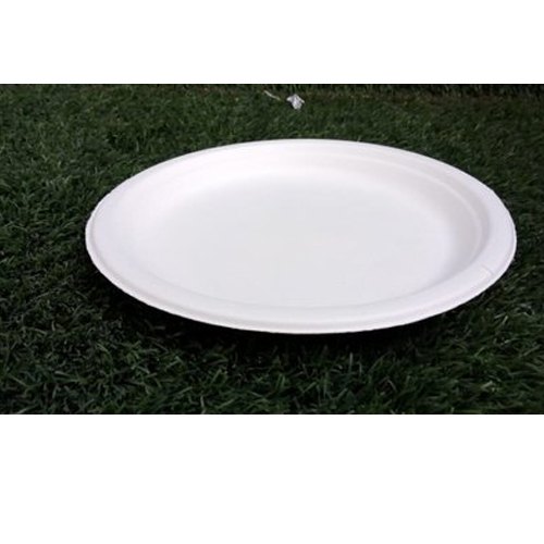 Sugarcane Bagasse Plain 7 Round Plate