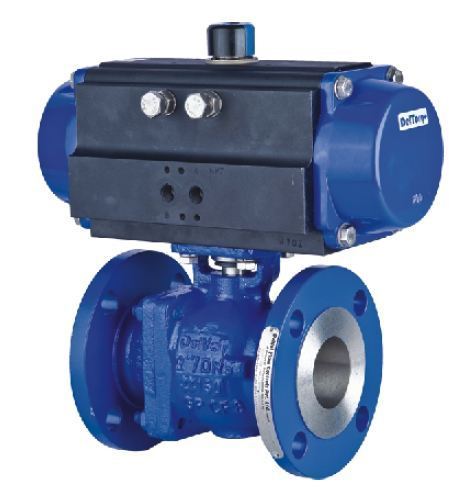 SS Pneumatic Ball Control Valve