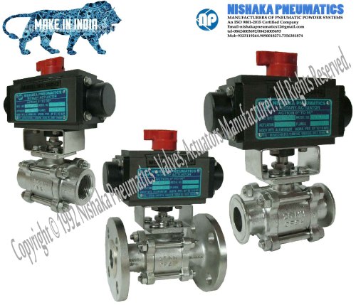 ASTM A351 Pneumatic Ball Valve Actuator, For Industrial, Model Name/Number: 50045 To50200