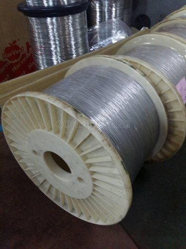Stainless Steel 0.02 - 1 mm Bare Nickel Plated Copper Wire, Wire Gauge: 0-5, for Industrial