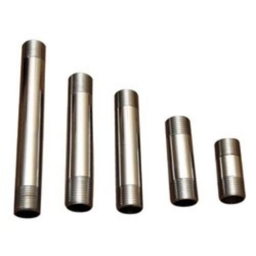 SS Threaded Barrel Nipple, For Plumbing Pipe