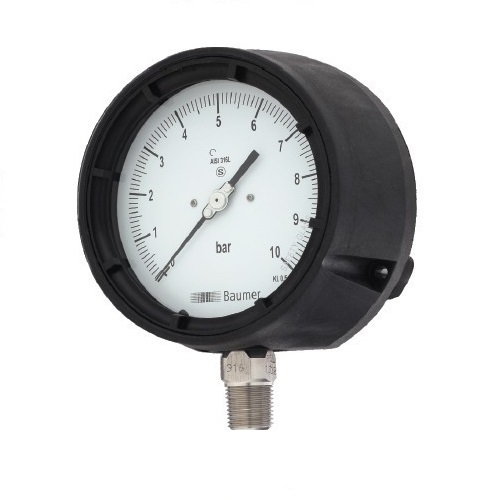 Baumer Steel Case Low Pressure Gauges