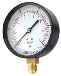 Baumer Utility Pressure Gauge Bourdon Type