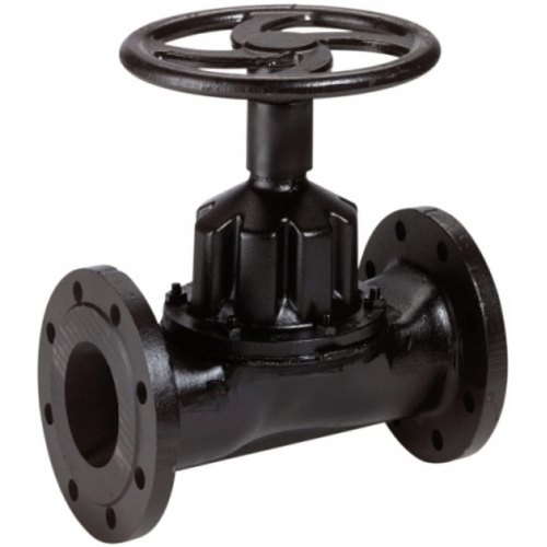 Flanges High Pressure KB Straight Through Diaphragm Valve, Size: 5 Inch