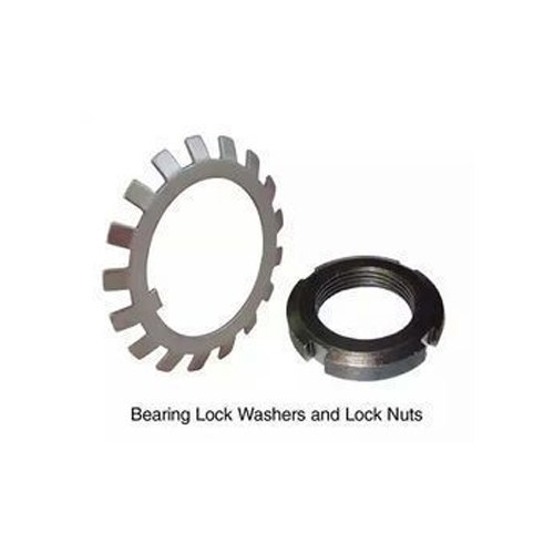 VMS Mild Steel Bearing Lock Nut And Washer, Dimension/Size: 50mm