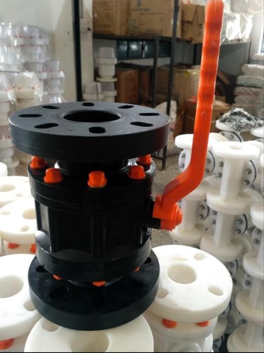 Beriwal HDPE Ball Valve Flanged End, Size: 110mm