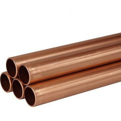 Round Beryllium Copper Tube, Grade: C17200, Size: 25mm - 125mm