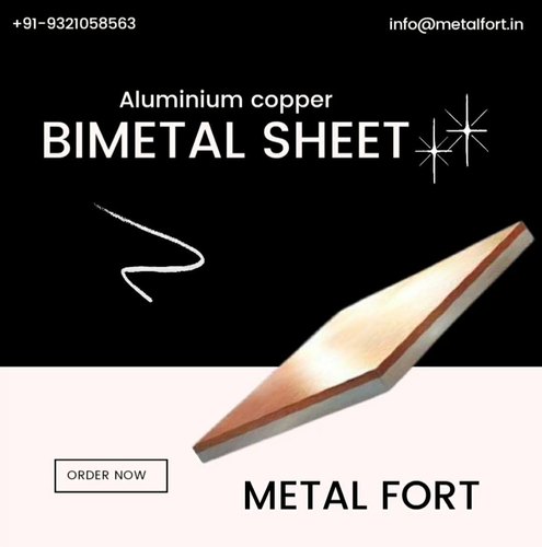 Aluminium, Copper Bimetallic And Bimetal Sheet Of Aluminum And Copper, For Industry, 1-3 Mm