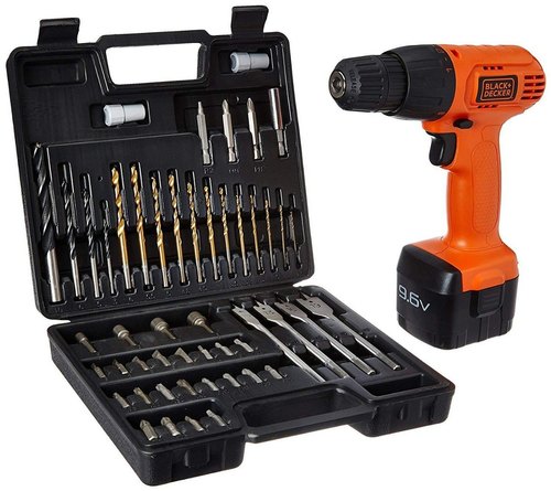 10 Mm Black Decker Volt Cordless Keyless Chuck Drill Driver Kit, Model Name/Number: Cd961k50